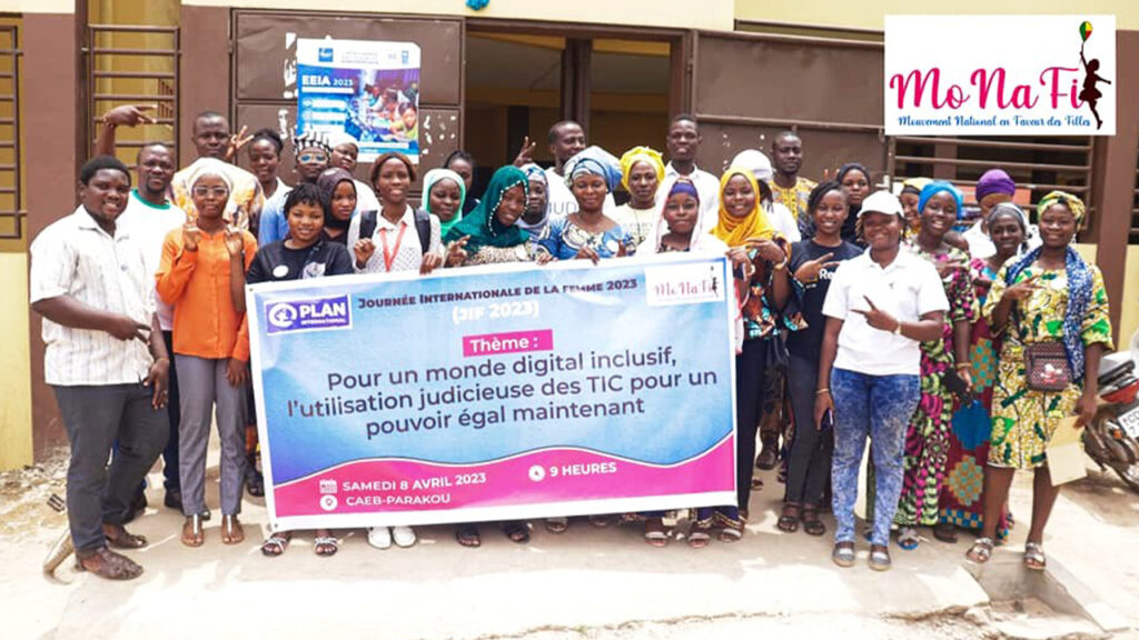 Journée Internationale de la Femme au centre CAEB de Parakou avec MoNaFi